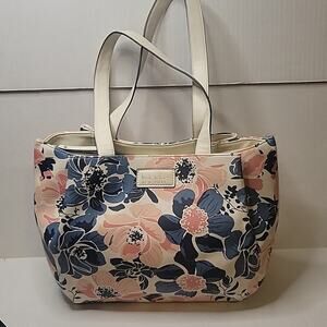 Nicole Miller New York Floral Feminine Oversized Casual Cottagecore Shoulder Bag